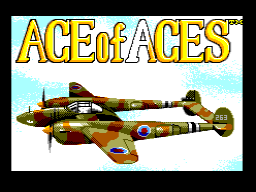 Ace of Aces — Title screen