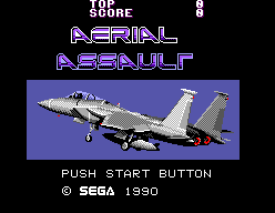 Aerial Assault — Title screen