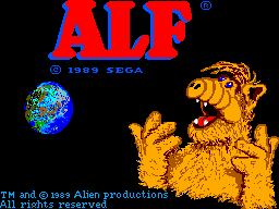 Alf — Title screen