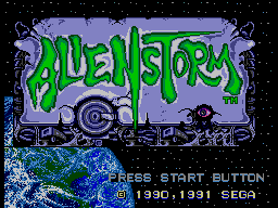Alien Storm — Title screen