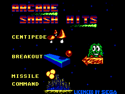 Arcade Smash Hits — Title screen