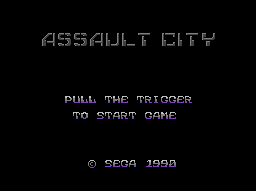 Assault City — Title screen
