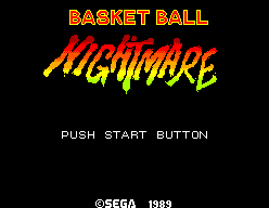 Basket Ball Nightmare — Title screen