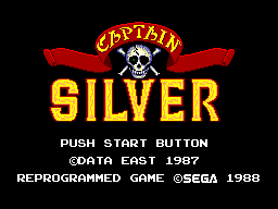 Captain Silver — Title screen