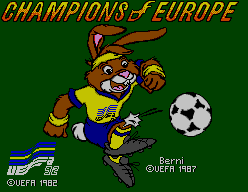 Champions of Europe — Title screen