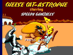 Cheese Cat-astrophe Starring Speedy Gonzales — Title screen