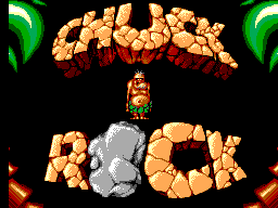 Chuck Rock — Title screen