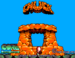 Chuck Rock II : Son of Chuck — Title screen