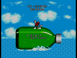 Cool Spot — Title screen