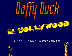 Daffy Duck in Hollywood — Title screen