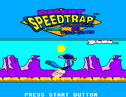 Desert Speedtrap Starring Road Runner and Wile E.  — Title screen