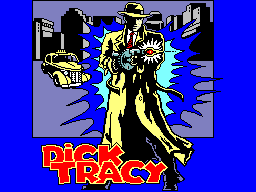 Dick Tracy — Title screen