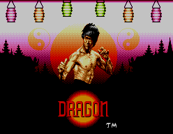 Dragon : The Bruce Lee Story — Title screen