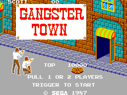 Gangster Town — Title screen
