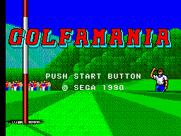Golfamania — Title screen