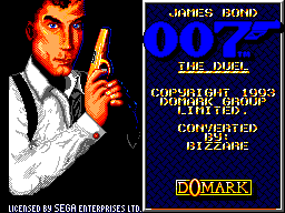 James Bond 007 : The Duel — Title screen