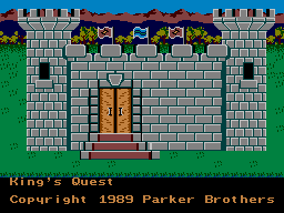 King's Quest : Quest for the Crown — Title screen