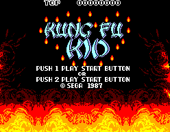 Kung Fu Kid — Title screen