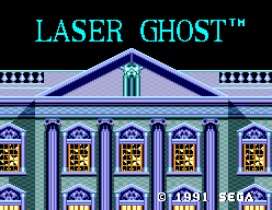 Laser Ghost — Title screen