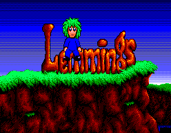 Lemmings — Title screen