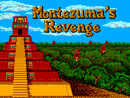 Montezuma's Revenge featuring Panama Joe — Title screen