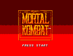 Mortal Kombat — Title screen