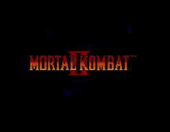 Mortal Kombat II — Title screen
