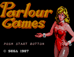 Parlour Games — Title screen
