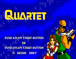 Quartet — Title screen