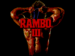 Rambo III — Title screen