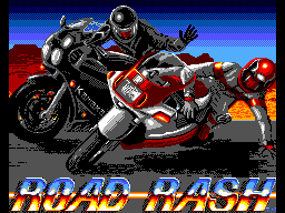 Road Rash — Title screen