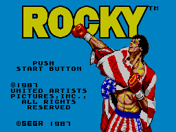 Rocky — Title screen