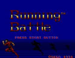 Running Battle — Title screen