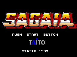 Sagaia — Title screen