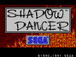 Shadow Dancer : The Secret of Shinobi — Title screen