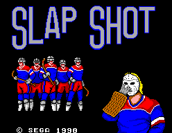 Slap Shot — Title screen