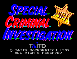 Special Criminal Investigation — Title screen