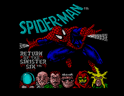 Spider-Man : Return of the Sinister Six — Title screen
