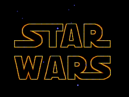 Star Wars — Title screen
