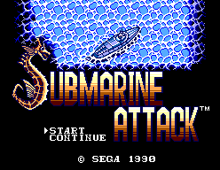 Submarine Attack — Title screen