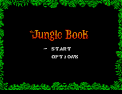 The Jungle Book — Title screen