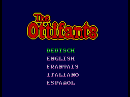The Ottifants — Title screen