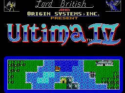 Ultima IV : Quest of the Avatar — Title screen