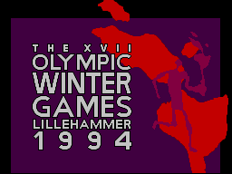 Winter Olympics : Lillehammer '94 — Title screen