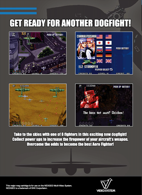 Aero Fighters 3 — Box back
