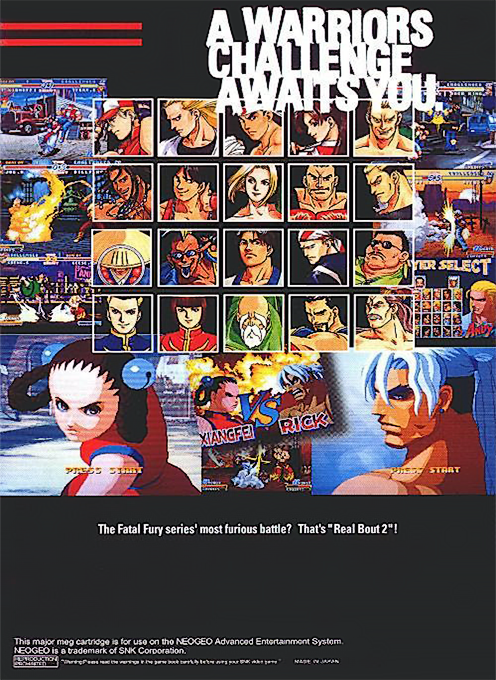 Real Bout Fatal Fury 2 : The Newcomers — Box back