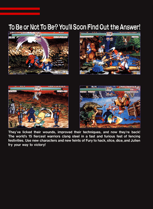 Samurai Shodown II — Box back