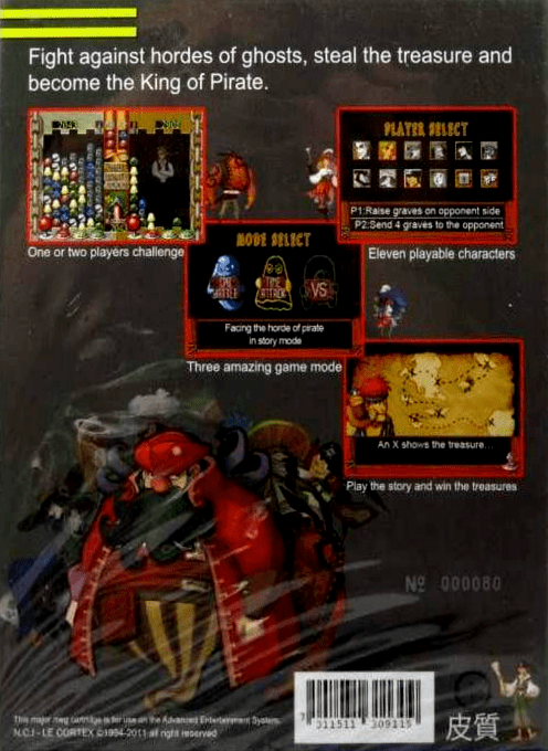Treasure of the Caribbean — Box back
