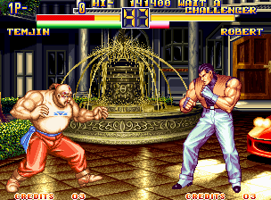 Art of Fighting — Title screen