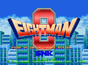 Eight Man — Title screen